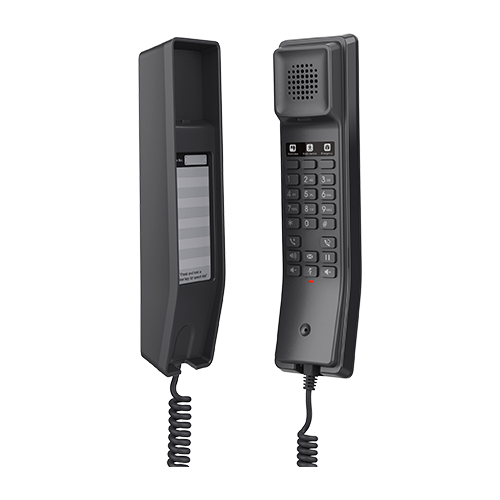 Grandstream GHP611W Téléphone compact Wi-Fi Noir pour hôtel