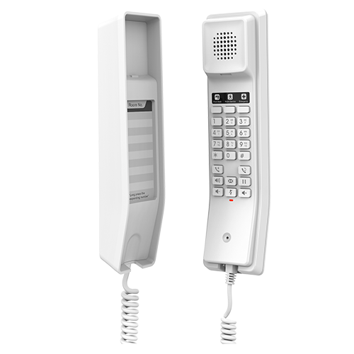 Grandstream GHP610W Téléphone compact Wi-Fi Blanc pour hôtel