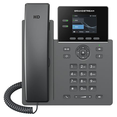[GS-GRP2610P] Grandstream GRP2610P Téléphone IP 2 lignes écran en couleur PoE