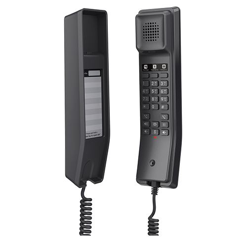 [GS-GHP611] Grandstream GHP611 Téléphone compact Noir pour hôtel